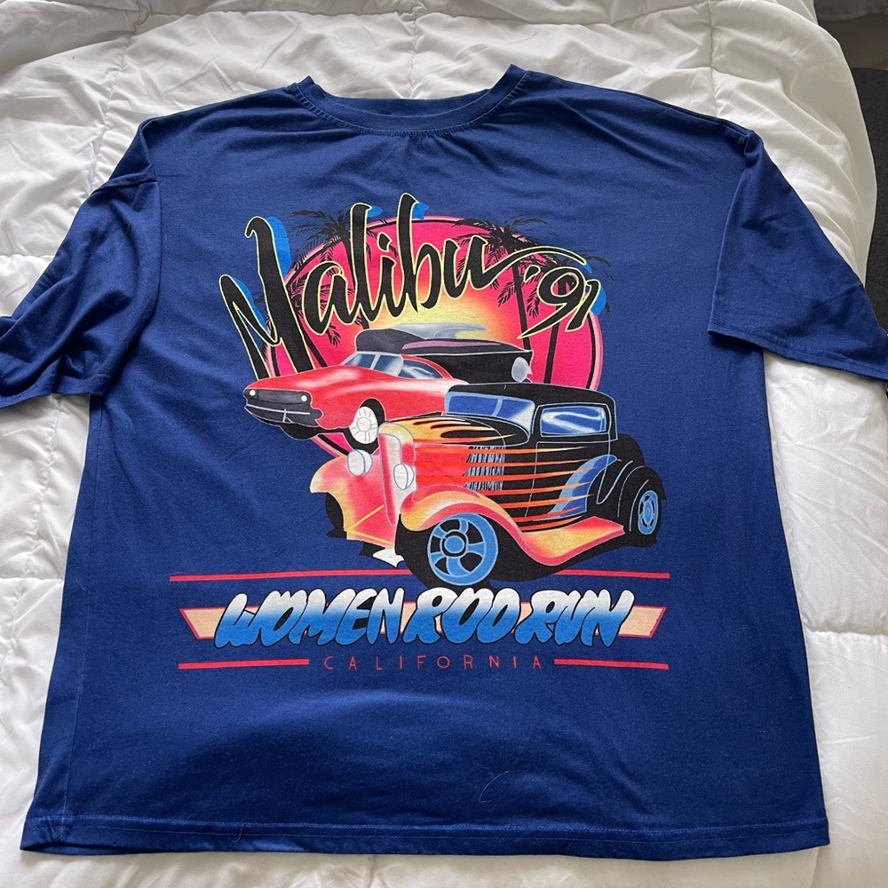 Blue Graphic Tee